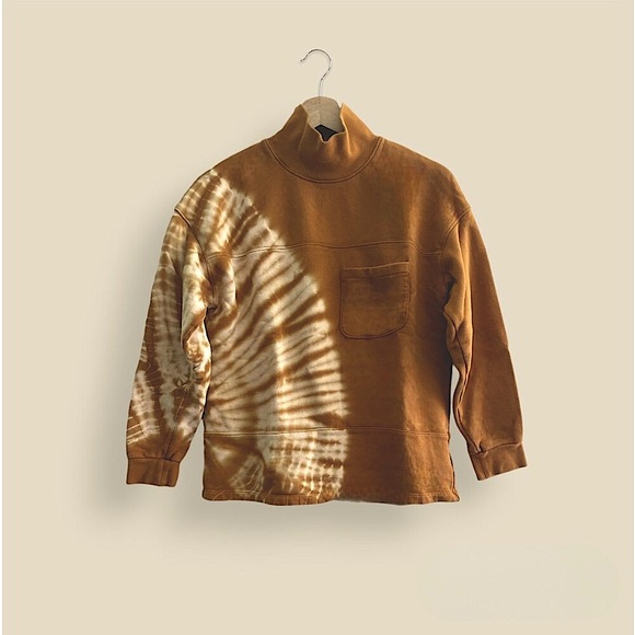 Madewell Tops - Madewell Tie Dye Cotton Pocket Sweatshirt, XS